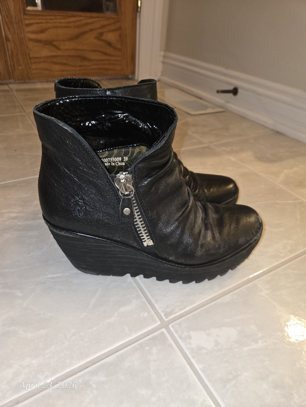 Fly London Yoxi Leather Ankle Boots